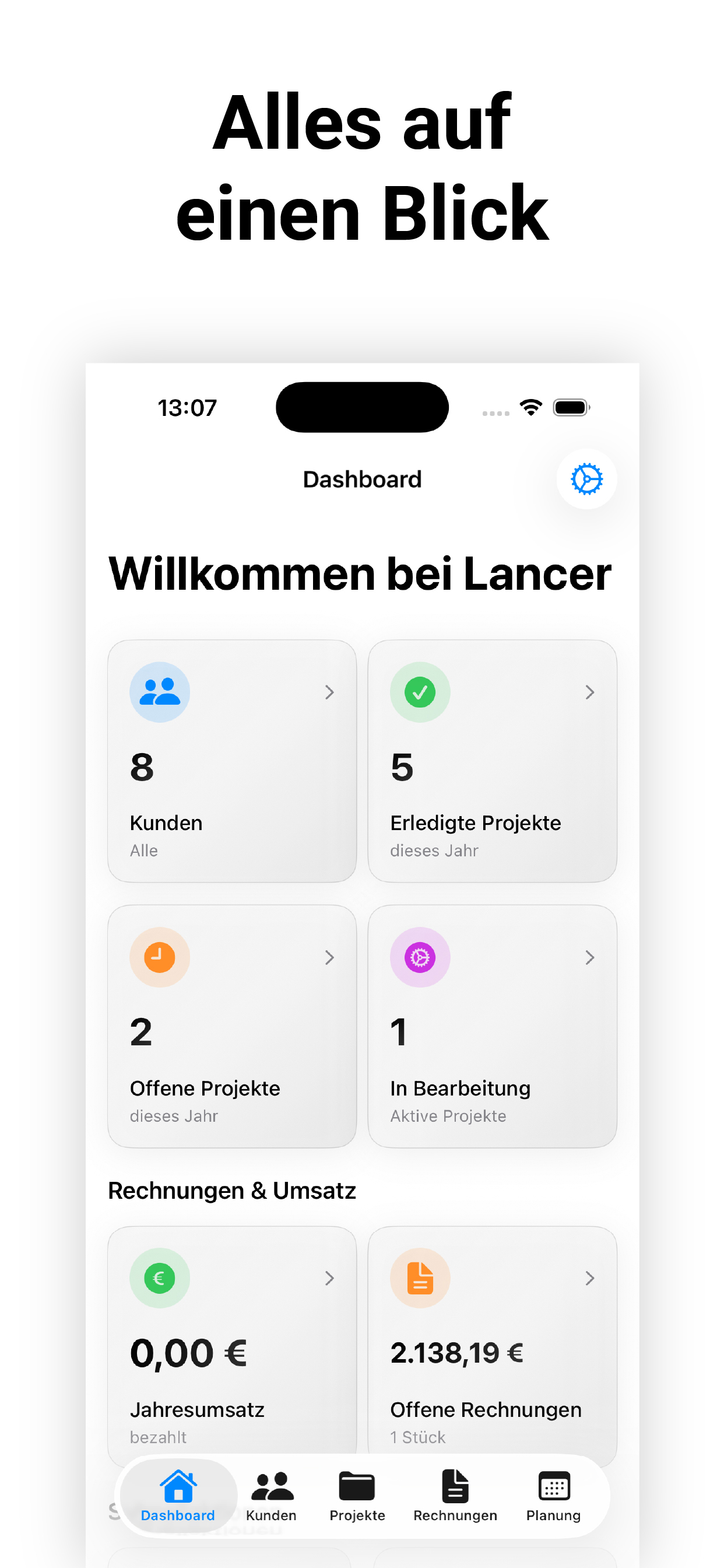 Screenshot: Zeiterfassung — iOS 9:19.5