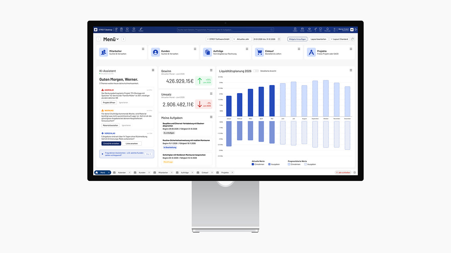Teaser: ERP-Dashboard Gen 3